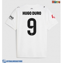 Fotballdrakt Herre Valencia Hugo Duro #9 Hjemmedrakt 2025-26 Kortermet